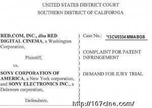 RED起诉阿莱（没有输赢），现在，RED 又瞄上了索尼F65，F55、F5摄影机